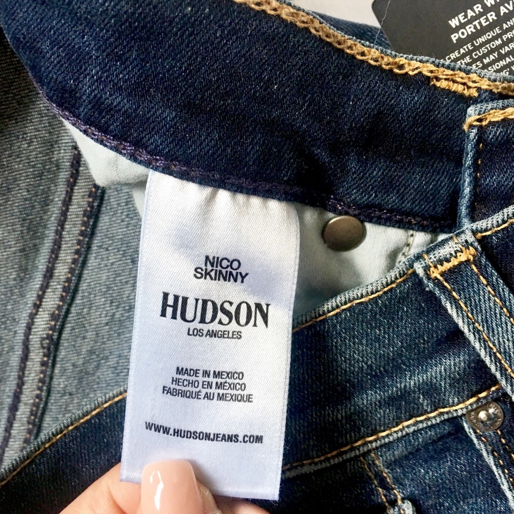 NWT HUDSON Nico Mid-Rise Super Skinny Jeans - Picture 4 of 7